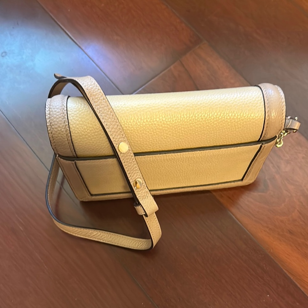 Kate Spade Cream and Tan Crossbody Bag with Tassel Detail - Picture 8 of 8